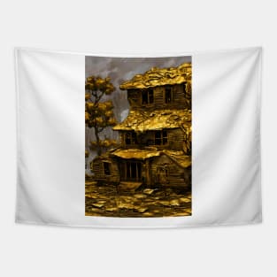 Decrepit House of Gold Tapestry