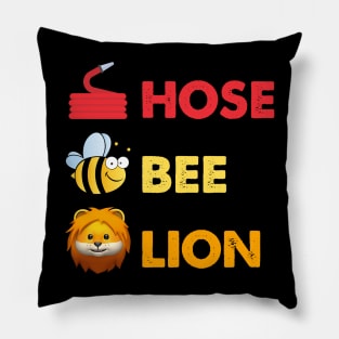 Hose Bee Lion Vintage Pillow