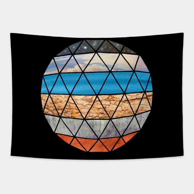 Geodesic 3 Tapestry by Terry Fan