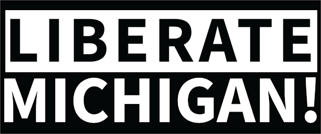 LIBERATE MICHIGAN! Kids T-Shirt by HichamBiza