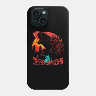 Attack on Godzilla Phone Case