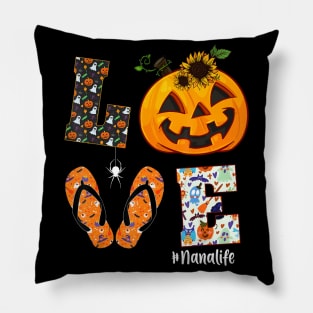 Love Nanalife Halloween Sunflower T Shirt Pillow