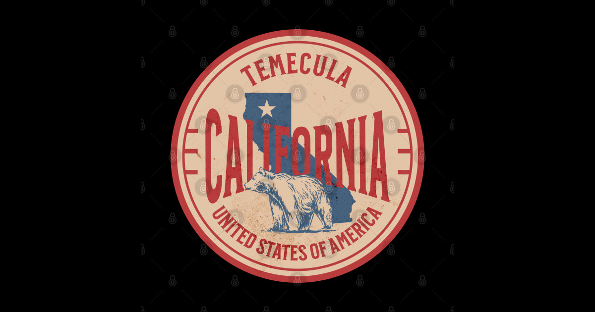 Temecula, California Temecula California Sticker TeePublic