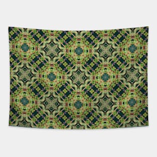 Succulent Geometric Pattern Tapestry