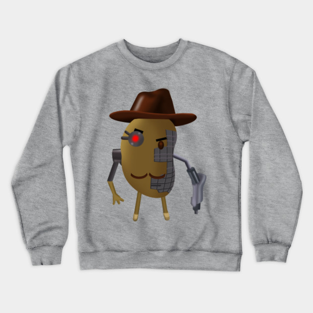 Piggy Roblox Mr P Piggy Roblox Crewneck Sweatshirt Teepublic - piggy roblox game mr p