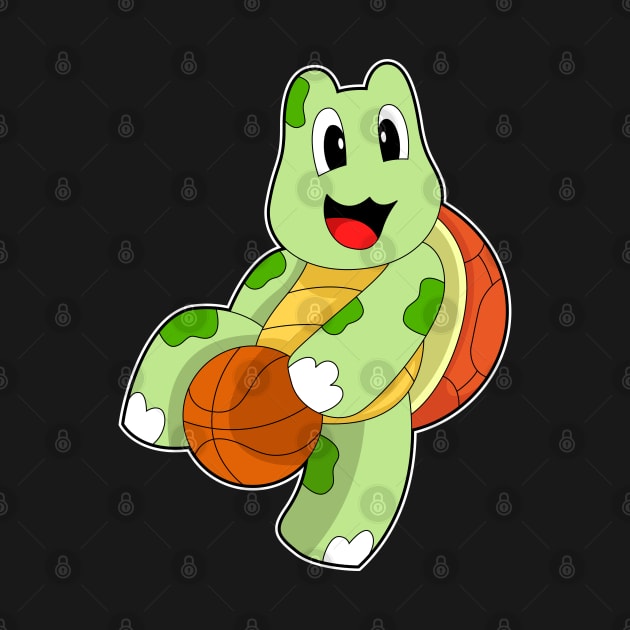 Turtle Basketball player Basketball by Markus Schnabel