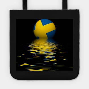 Swedish Flag rising/setting Tote