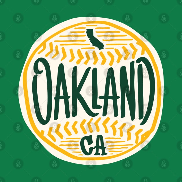 Oakland California Hand Drawn Script by goodwordsco