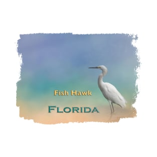 Egret Fish Hawk FL T-Shirt