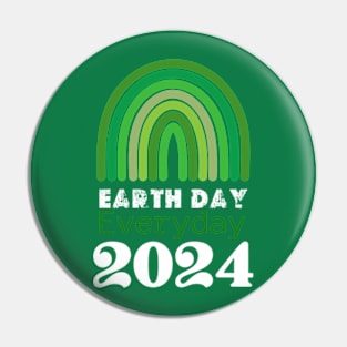 Teacher happy Earth day Everyday 2024  gift april 22 Rainbow Pin