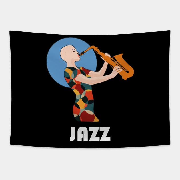 Jazz Tapestry by Womens Art Store