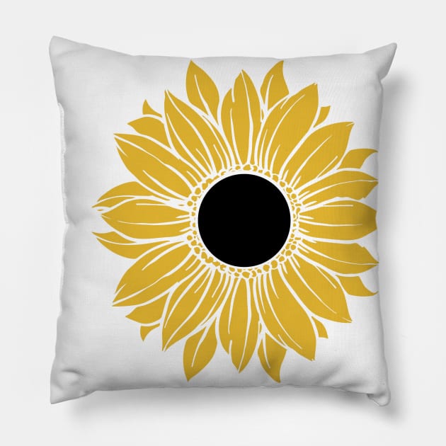 Sunflower Neck Gaiter Pillow by DANPUBLIC