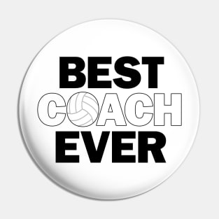 Volleyball BEST COACH EVER Pin