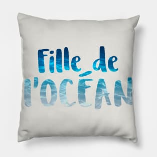 Fille de l'océan Pillow