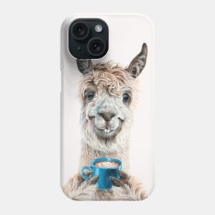 Llama Latte Phone Case