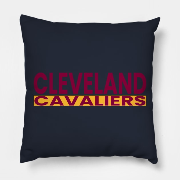 cleveland cavaliers Pillow by ALSPREYID