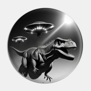 UFOs Hunt T-Rex Dino Extinct Real Reasons Pin