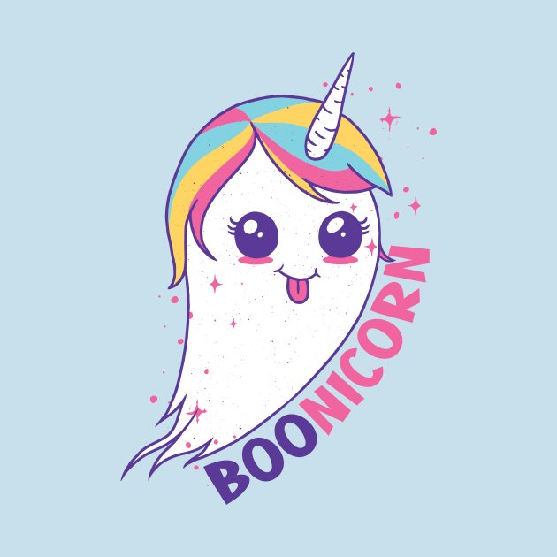 BooNicorn | Cute Halloween Ghost Unicorn by SLAG_Creative