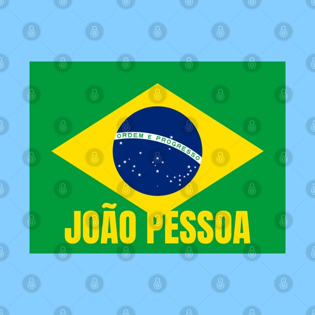 João Pessoa City in Brazilian Flag by aybe7elf