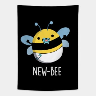 New Bee Funny Insect Bug Pun Tapestry