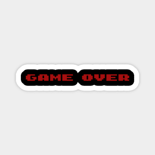 Gaming Nerd Game Over Magnet