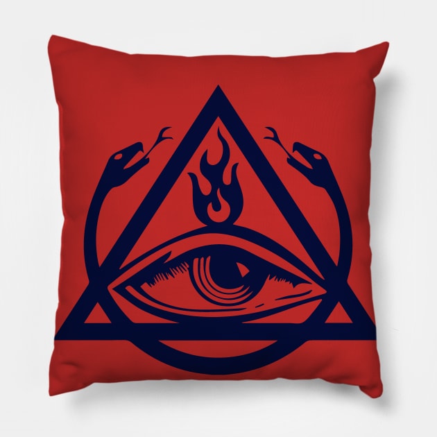 The Order of the Triad Pillow by Ace20xd6