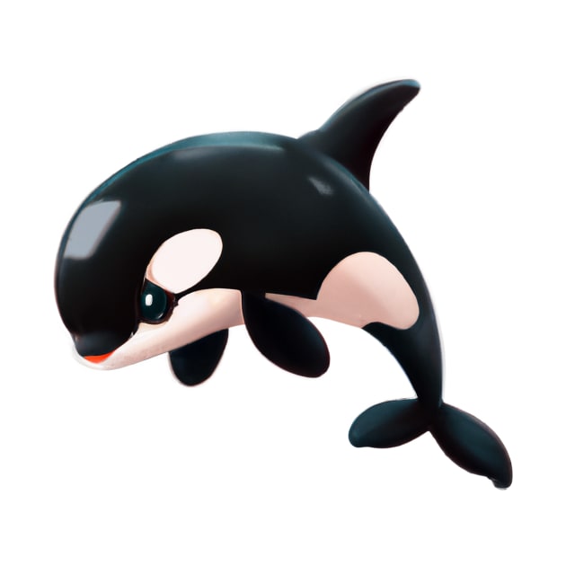 Cute Orca Drawing by Play Zoo