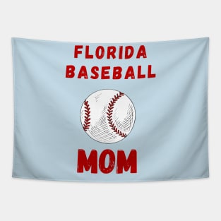 Florida Baseball Mom Tapestry