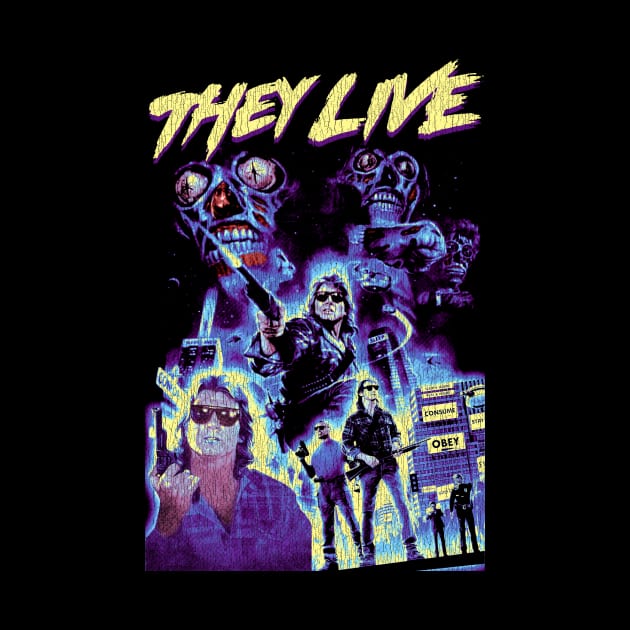 Vintage Bootleg They Live by Suka Gitarsar