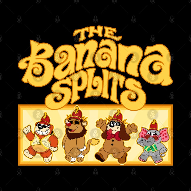 Banana Splits Cartoons Vintage by BeeFest