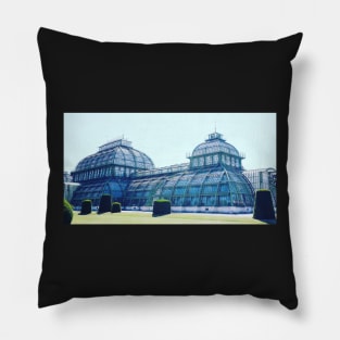 Schönbrunn garden greenhouse Pillow