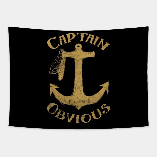 Captain Obvious (v1) Tapestry by bluerockproducts