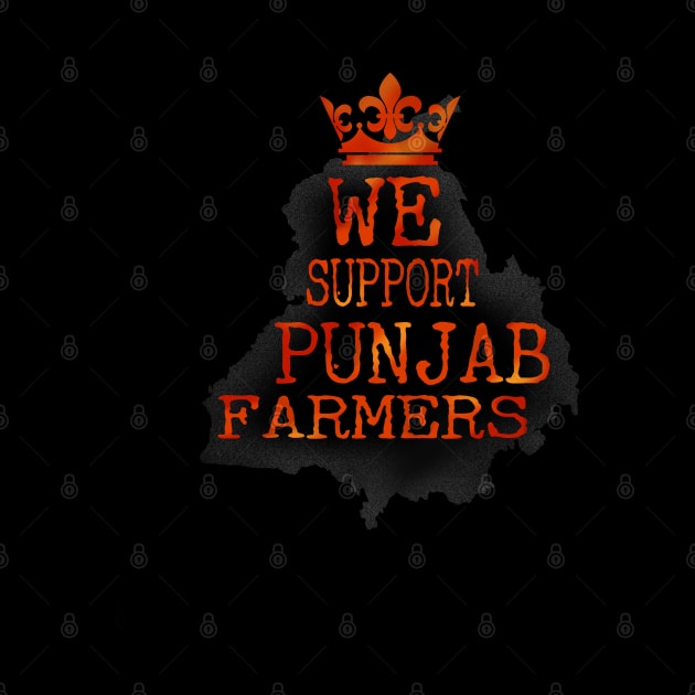 We support Punjab farmers by SAN ART STUDIO 