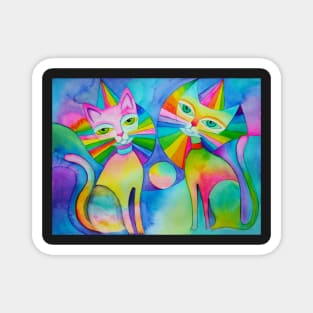 Rainbow Pussies Magnet
