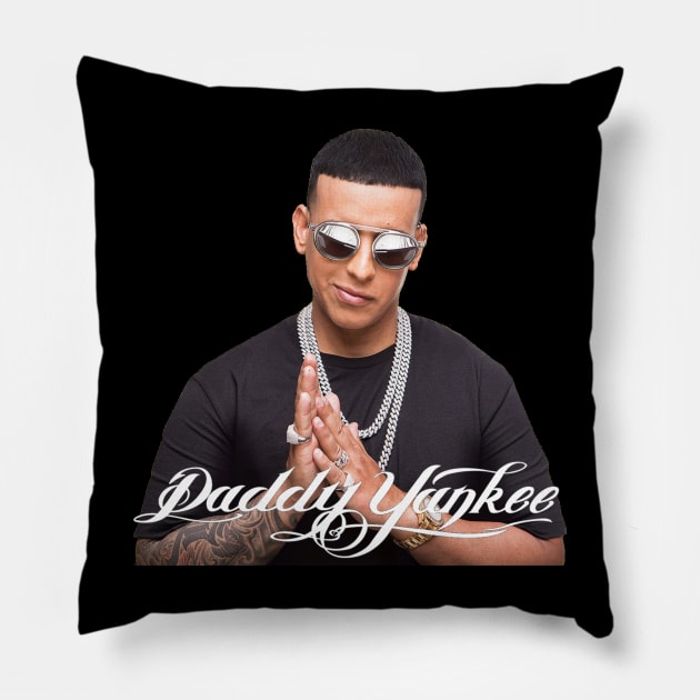 Daddy Yankee - Puerto Rican rapper, singer, songwriter, and actor Pillow by Hilliard Shop