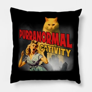 Purranormal Cativity Pillow