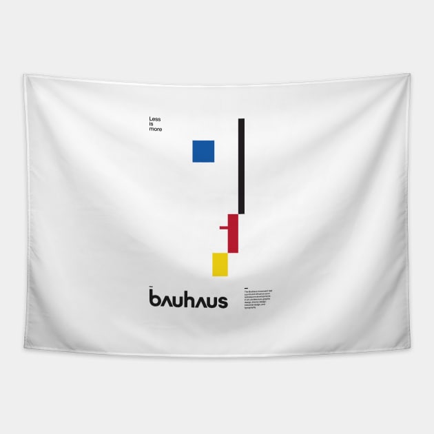 Bauhaus Print, Oskar Schlemmer Bauhaus logo, minimal modernism art, Weimar 1923, Bauhaus Exhibition print Tapestry by sub88