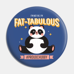 Chubby Panda Pin