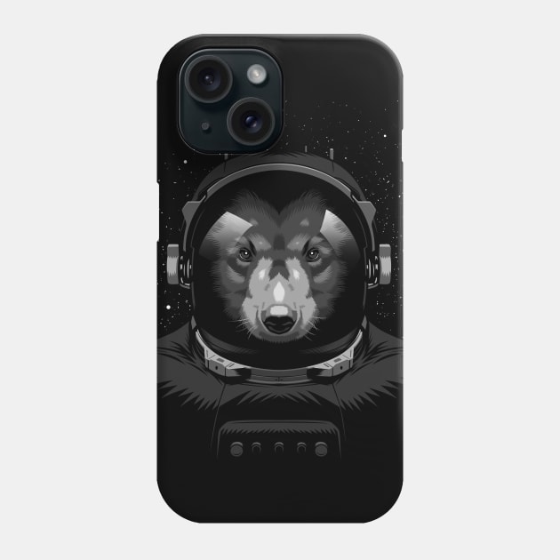 Bear astronaut Phone Case by albertocubatas