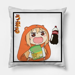 Umaru chan with BACK DESIGN Pillow