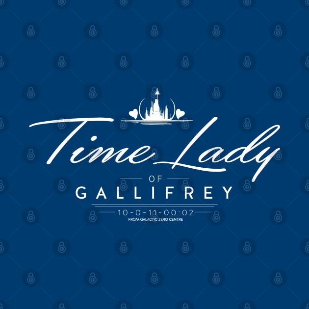 Time Lady - white print by zellsbells