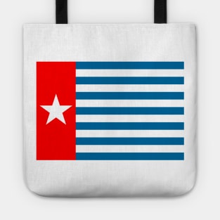 The Morning Star flag of West Papua Tote