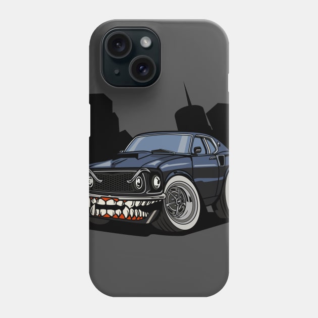 Monster muscle car Phone Case by beanbeardy