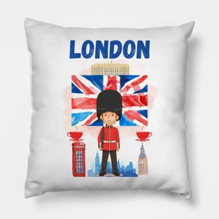 Cool London Vibes, I Love London UK, London Pillow