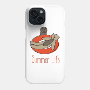 Otter Summer Life Tubing Phone Case