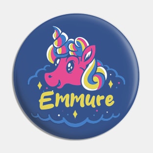 emmure and the unicorn Pin