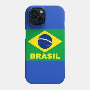 Brasil in Brazilian Flag Phone Case