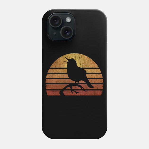 Retro Wren Phone Case by Ostakos