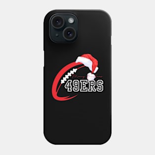 merry christmas 49ers football Phone Case