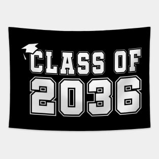 Class Of 2036 Grow With Me Graduation First Day Of School Tapestry